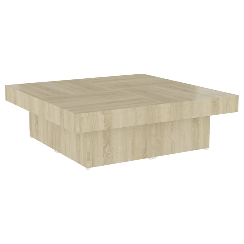 Table basse Chêne sonoma 90x90x28 cm Aggloméré Tables basses vidaXL   