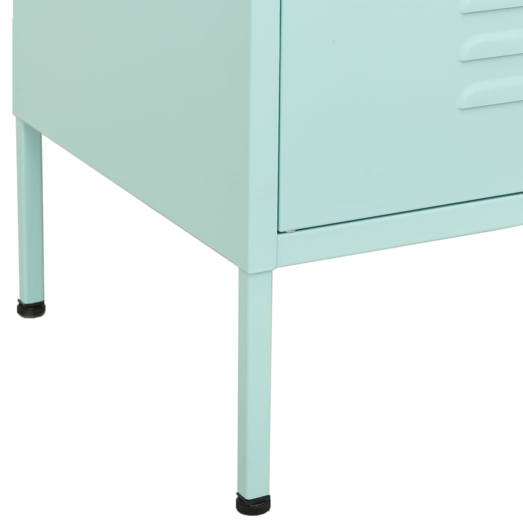 Armoire de rangement Vert menthe 80x35x101,5 cm Acier Casiers & armoires de rangement vidaXL   