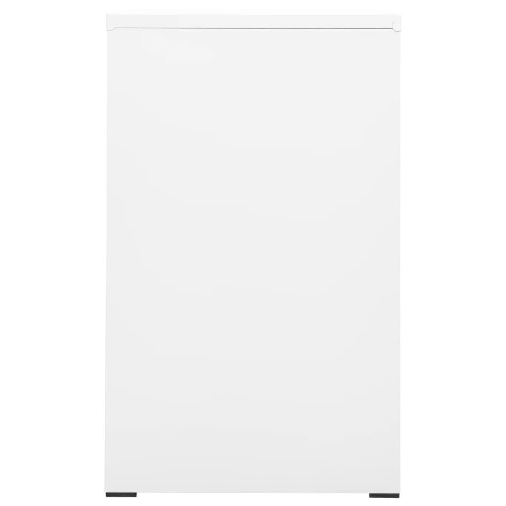 Classeur Blanc 46x62x102,5 cm Acier Classeur à tiroirs vidaXL   