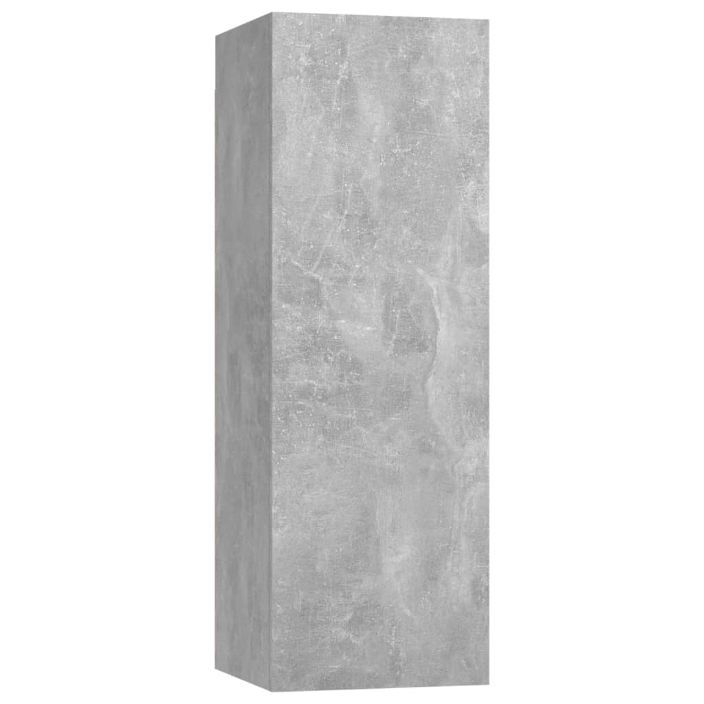 Ensemble de meubles TV 3 pcs Gris béton Bois d'ingénierie Meubles TV vidaXL