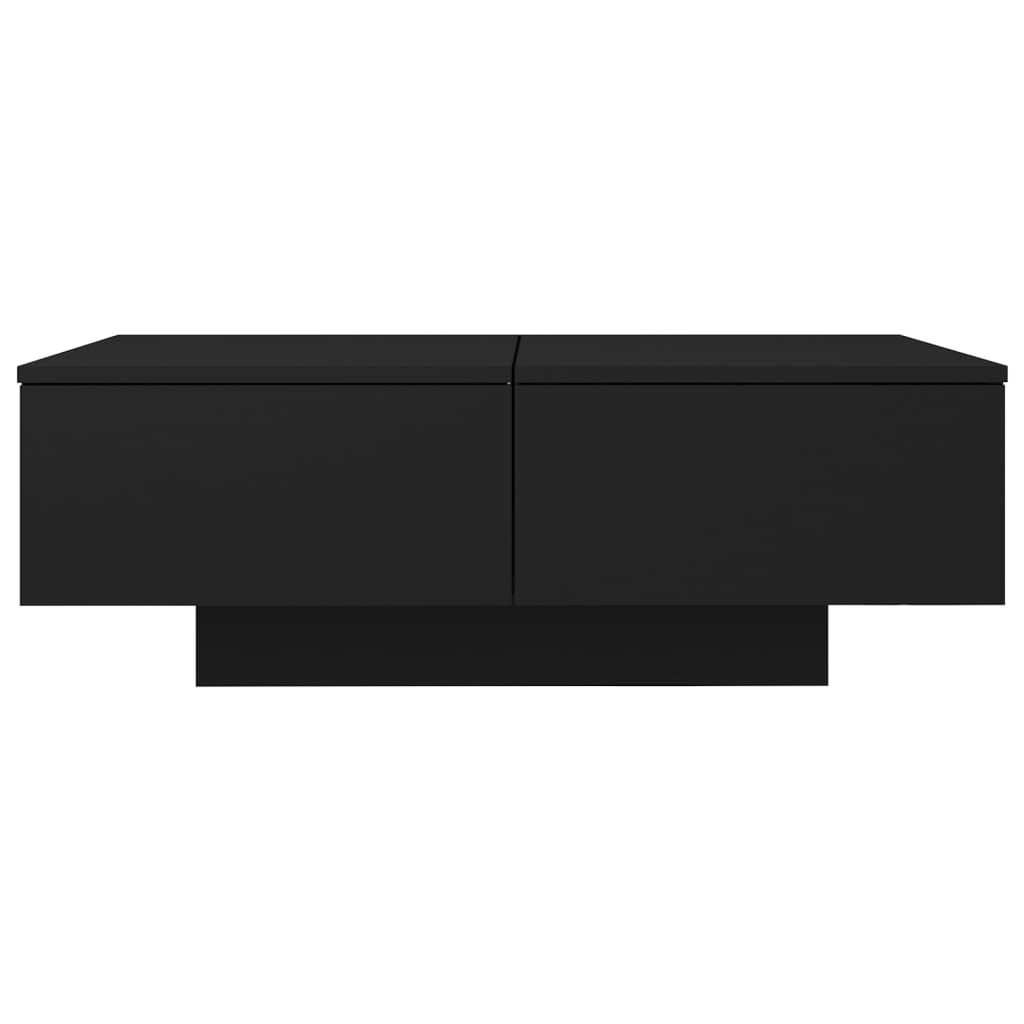 Table basse Noir 90x60x31 cm Aggloméré Tables basses vidaXL   