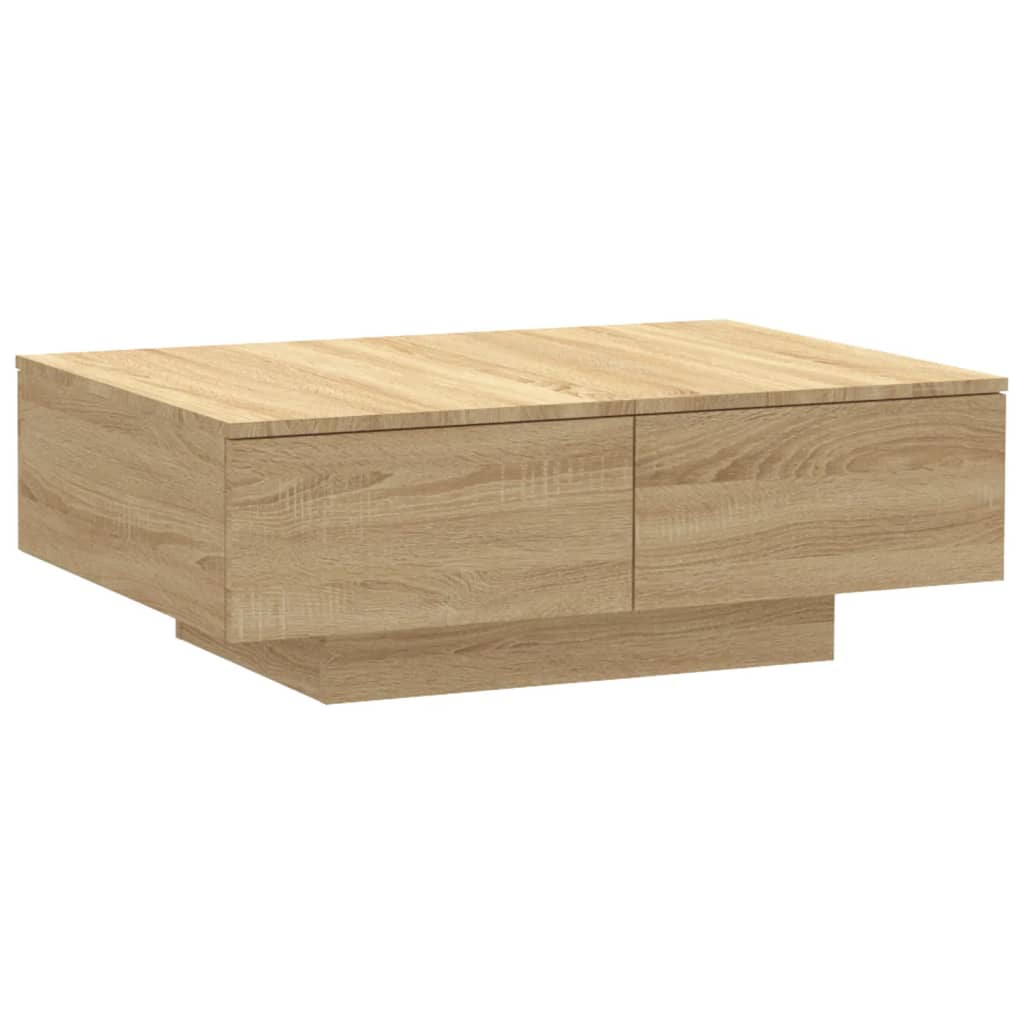 Table basse chêne sonoma 90x60x31 cm bois d'ingénierie Tables basses vidaXL   