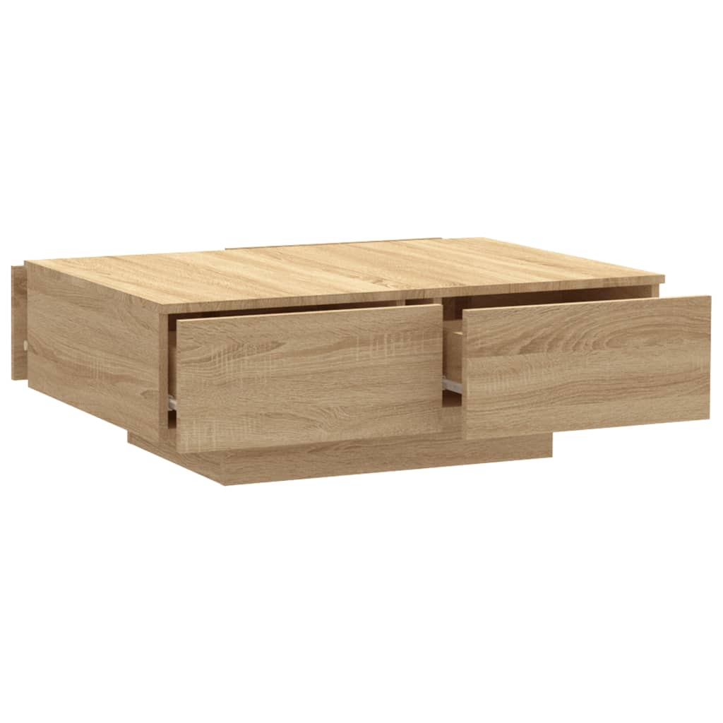 Table basse chêne sonoma 90x60x31 cm bois d'ingénierie Tables basses vidaXL   