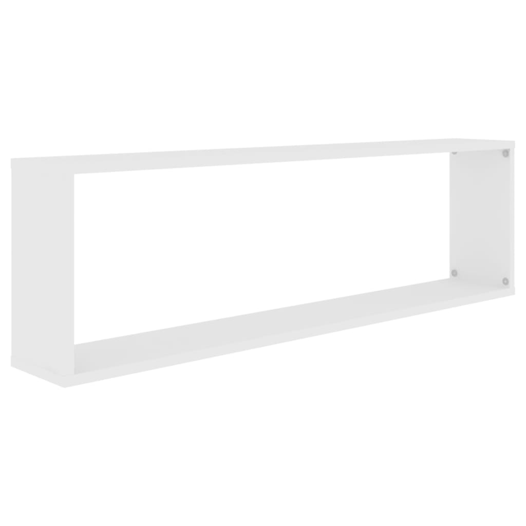 Étagères cube murales 2 pcs blanc 100x15x30cm bois d'ingénierie - Xios Store SNC