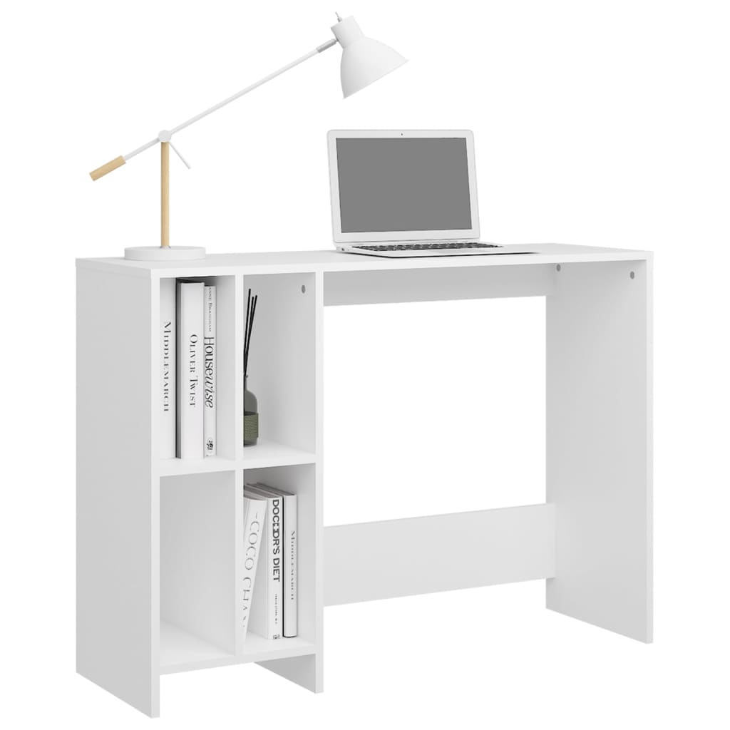 Bureau d'ordinateur portable blanc bois d'ingénierie Bureaux vidaXL   