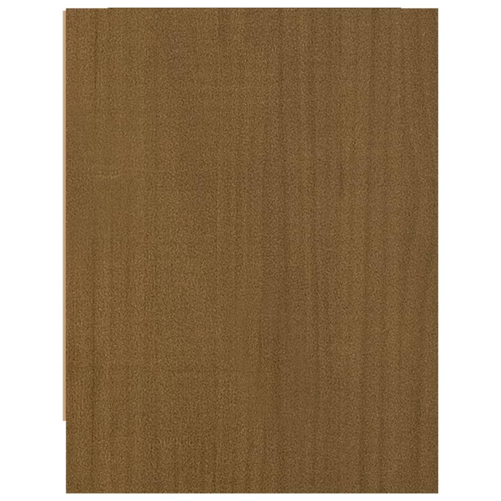 Table de chevet Marron miel 40x30,5x40 cm Bois de pin massif Tables de chevet vidaXL   