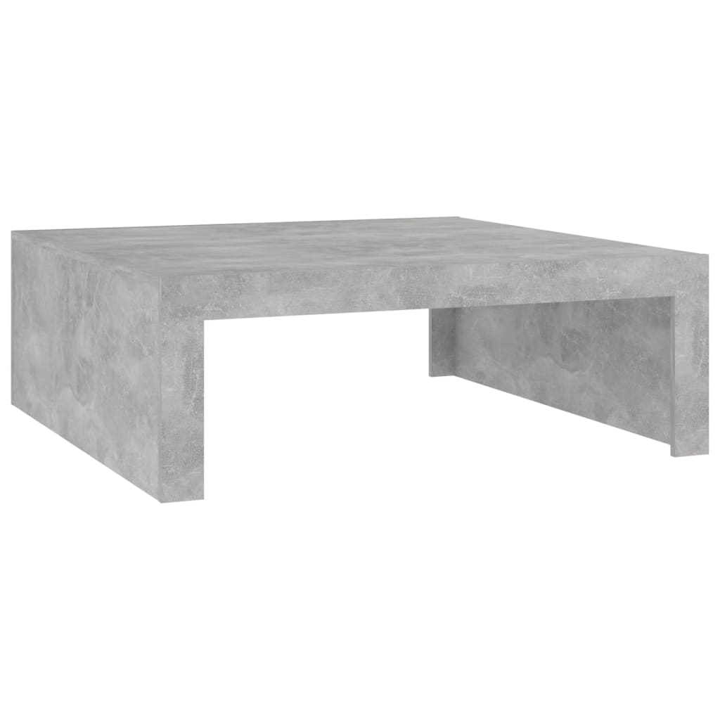 Table basse Gris béton 100x100x35 cm Aggloméré Tables basses vidaXL   