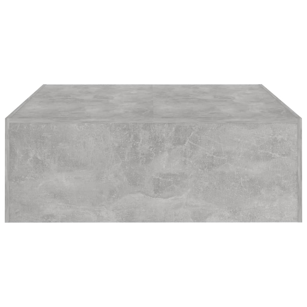 Table basse Gris béton 100x100x35 cm Aggloméré Tables basses vidaXL   