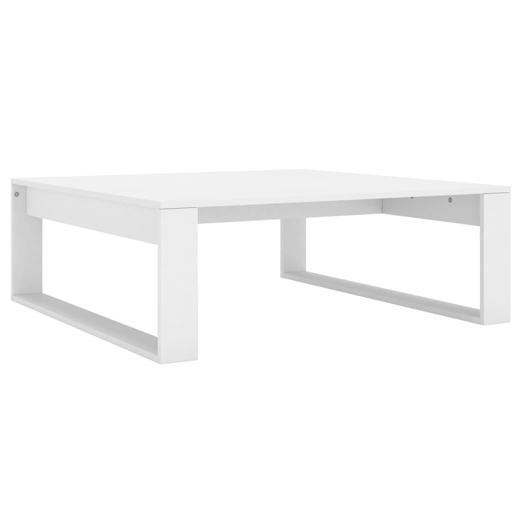 Table basse Blanc 100x100x35 cm Bois d’ingénierie Tables basses vidaXL   