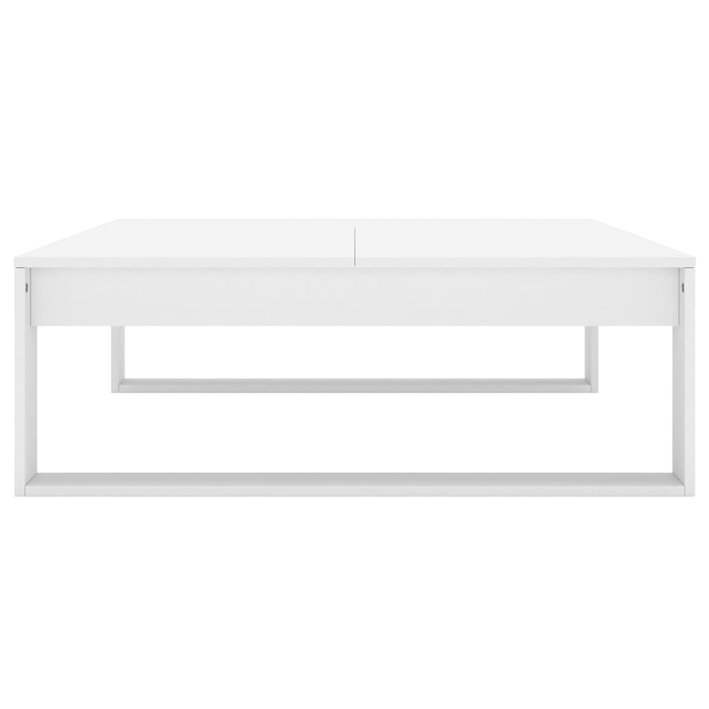 Table basse Blanc 100x100x35 cm Bois d’ingénierie Tables basses vidaXL   