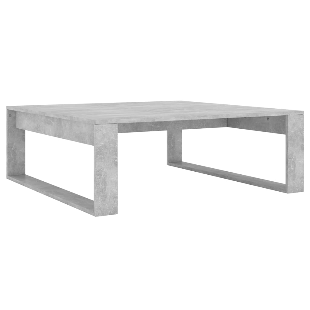 Table basse Gris béton 100x100x35 cm Bois d'ingénierie Tables basses vidaXL   