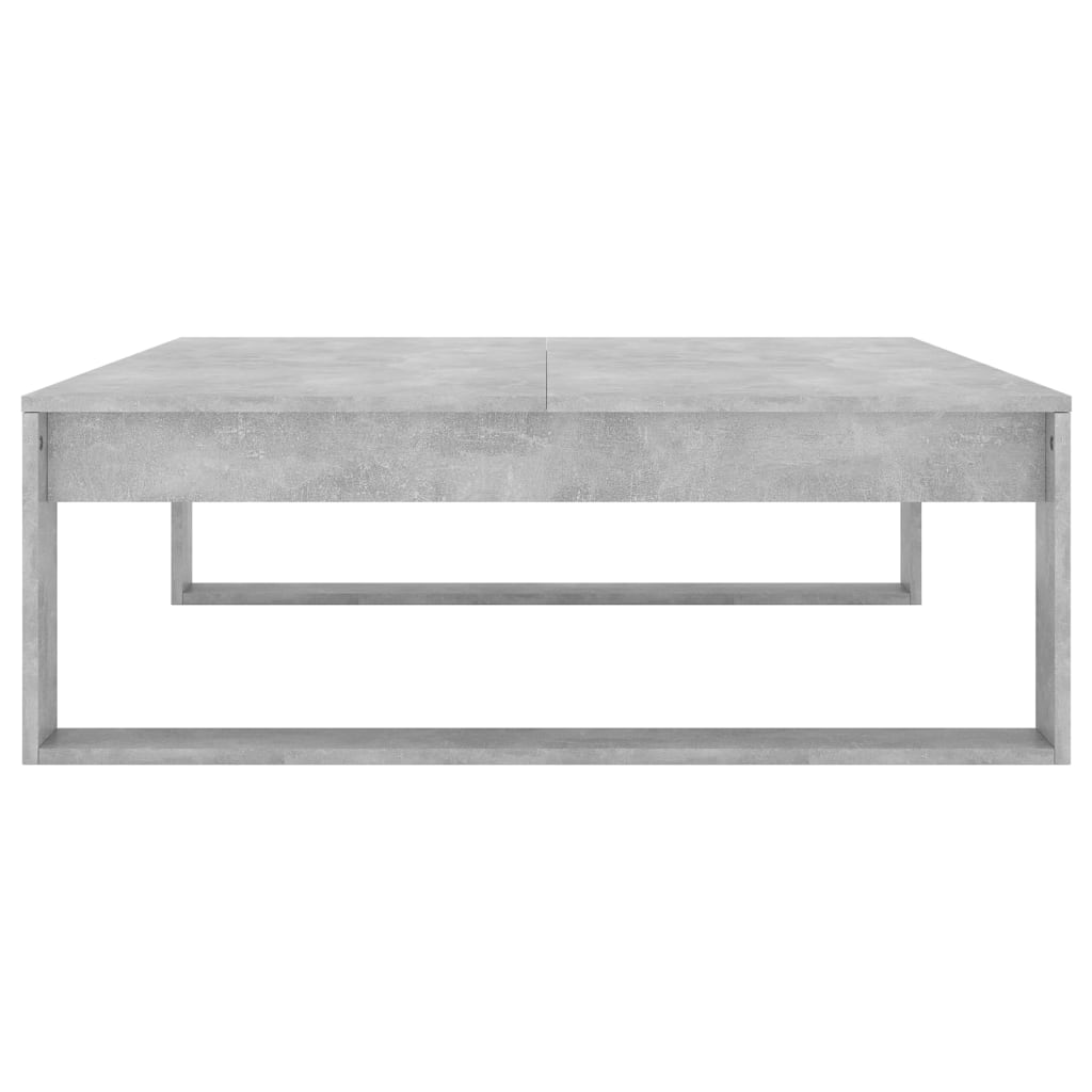 Table basse Gris béton 100x100x35 cm Bois d'ingénierie Tables basses vidaXL   