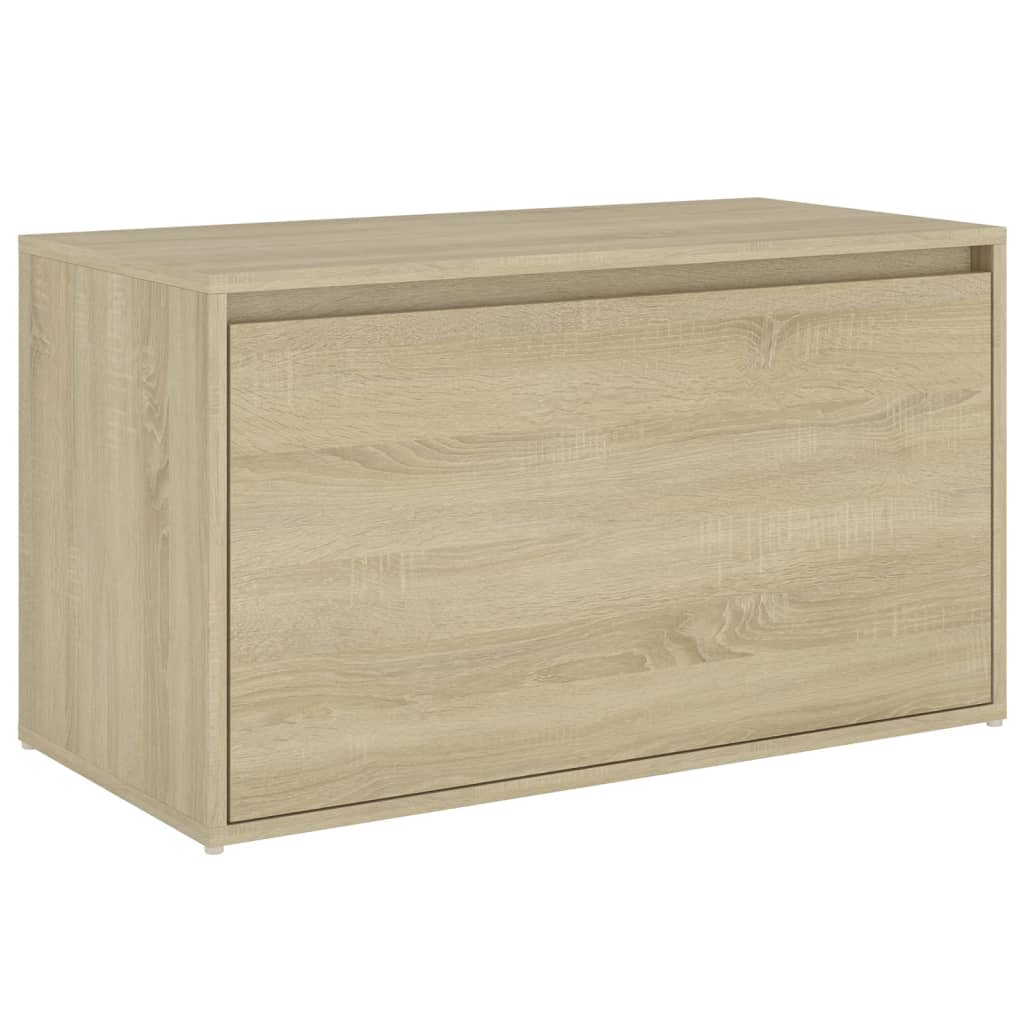 Banc d'entrée 80x40x45 cm Chêne sonoma Bois d'ingénierie Bancs coffres vidaXL   