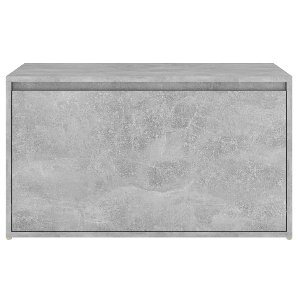 Banc d'entrée 80x40x45 cm Gris béton Bois d'ingénierie Bancs coffres vidaXL   