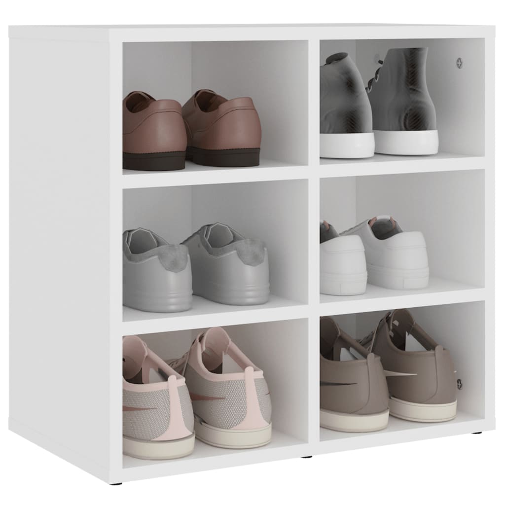 Armoire à chaussures Blanc 52,5x30x50 cm Armoires & meubles de rangement vidaXL