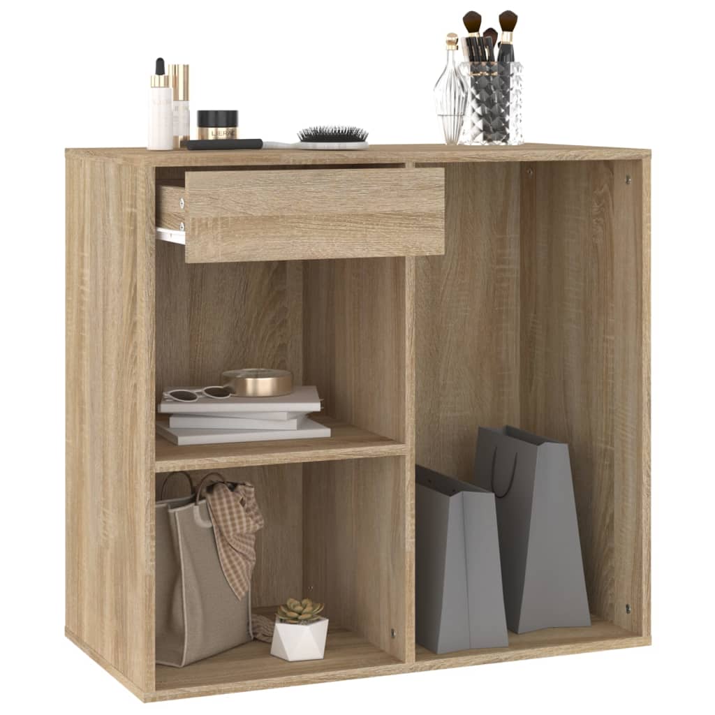 Armoire cosmétique Chêne sonoma 80x40x75 cm Bois d'ingénierie Armoires & meubles de rangement vidaXL