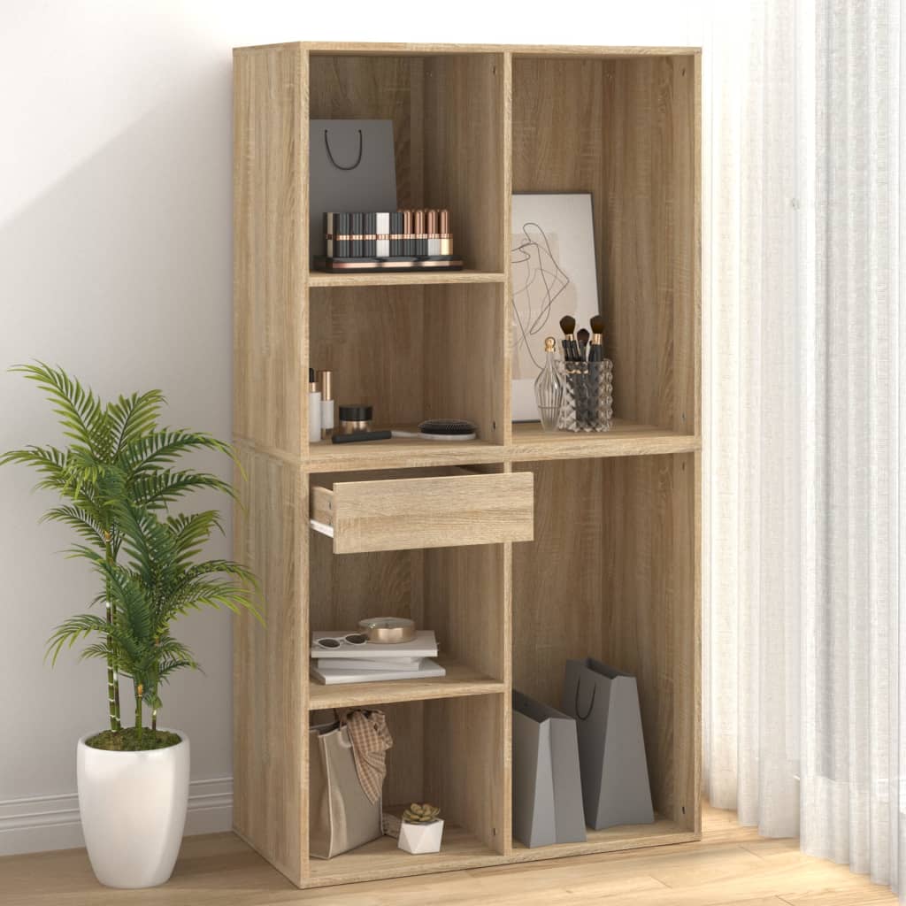 Armoire cosmétique Chêne sonoma 80x40x75 cm Bois d'ingénierie Armoires & meubles de rangement vidaXL