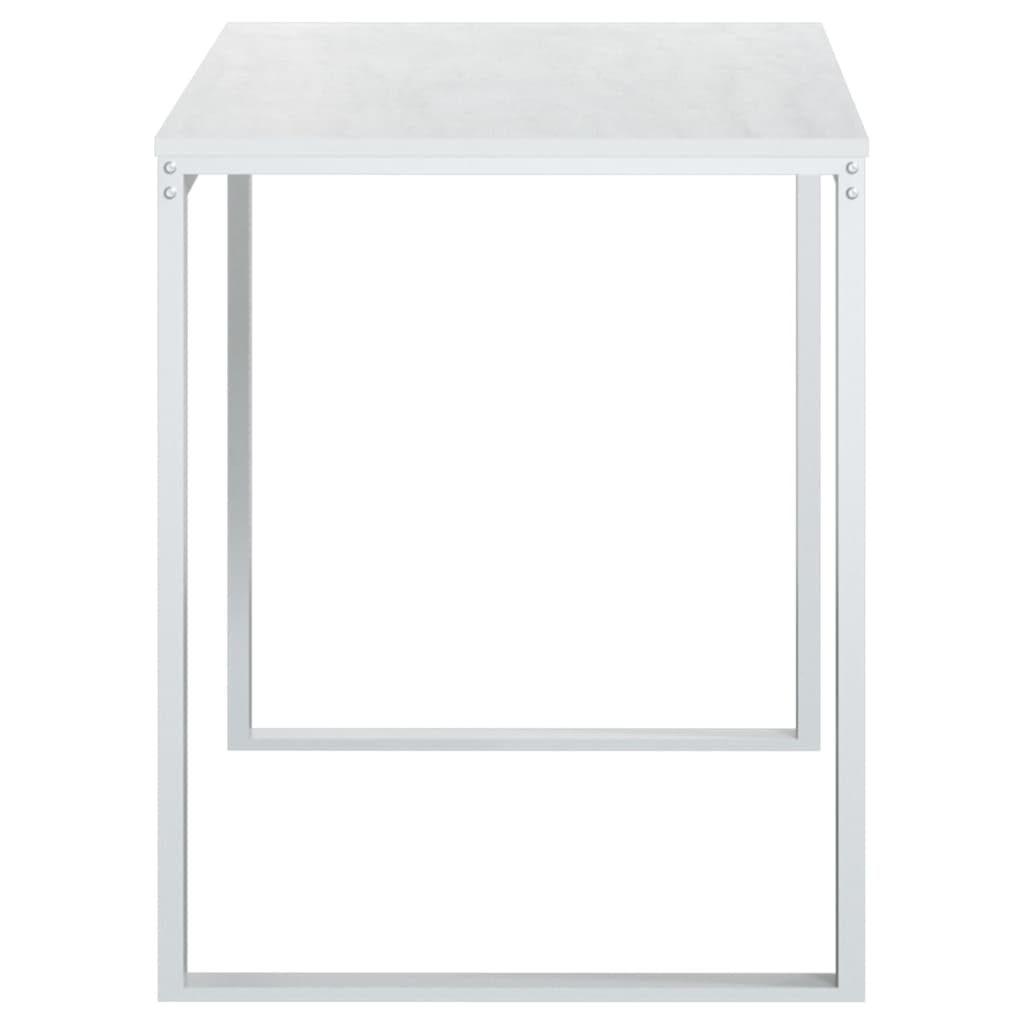 Bureau d'ordinateur Blanc 110x60x73 cm Aggloméré Bureaux vidaXL   