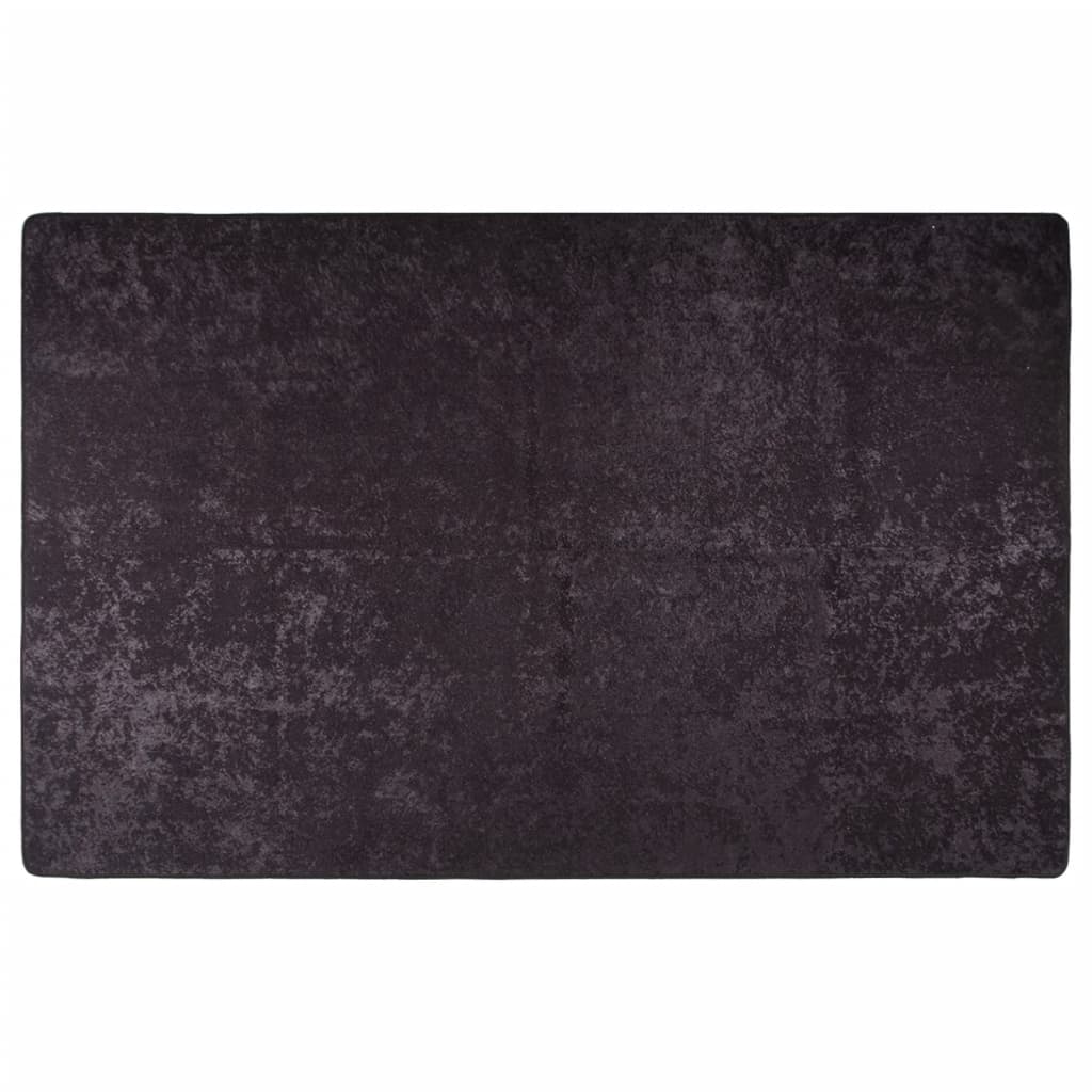 Tapis lavable antidérapant 80x150 cm Anthracite Tapis vidaXL   