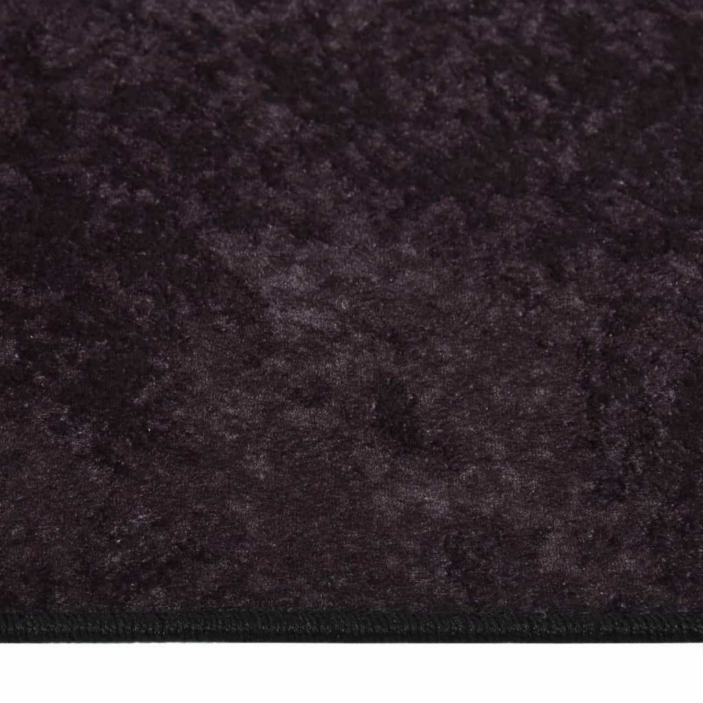 Tapis lavable antidérapant 80x150 cm Anthracite Tapis vidaXL   