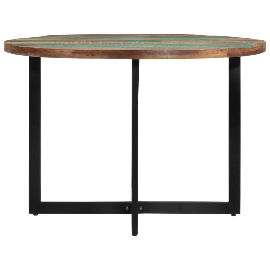 Table à manger 110x75 cm Bois massif de récupération - Xios Store SNC