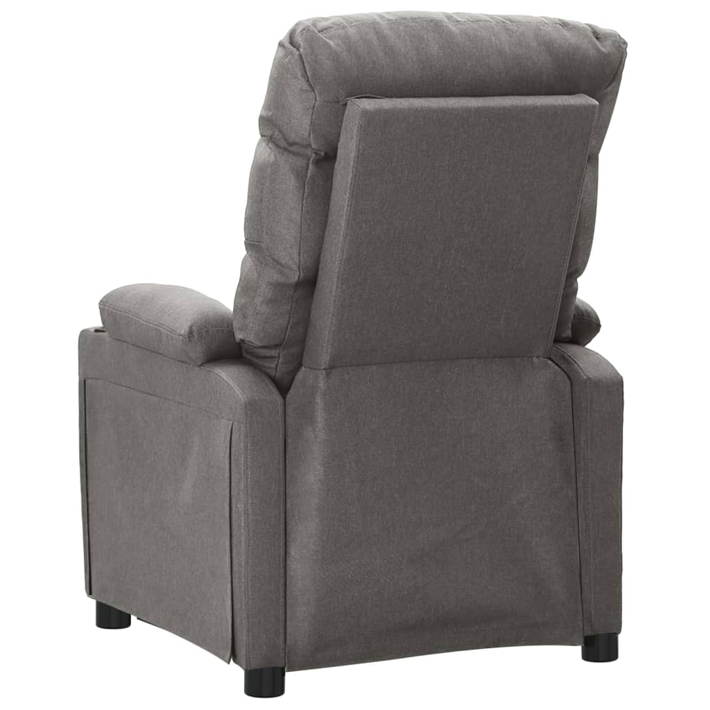 Fauteuil de massage Gris clair Tissu Fauteuils électriques vidaXL   