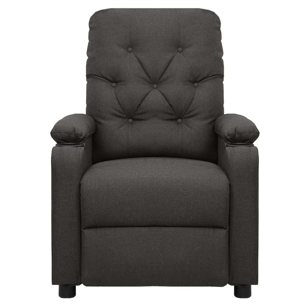 Fauteuil inclinable Gris foncé Tissu - Xios Store SNC