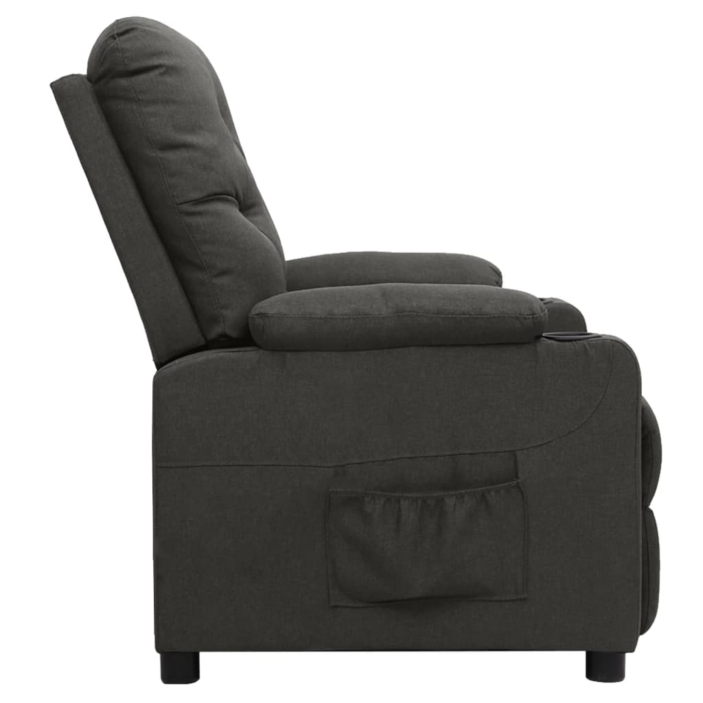 Fauteuil inclinable Gris foncé Tissu - Xios Store SNC