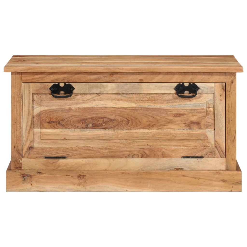 Banc de rangement de chaussures 85x40x45cm Bois d'acacia massif Bancs coffres vidaXL   