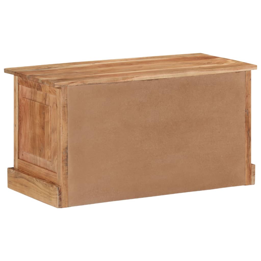 Banc de rangement de chaussures 85x40x45cm Bois d'acacia massif Bancs coffres vidaXL   