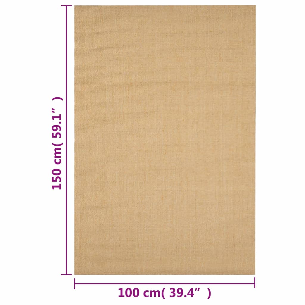 Tapis Sisal naturel 100x150 cm - Xios Store SNC