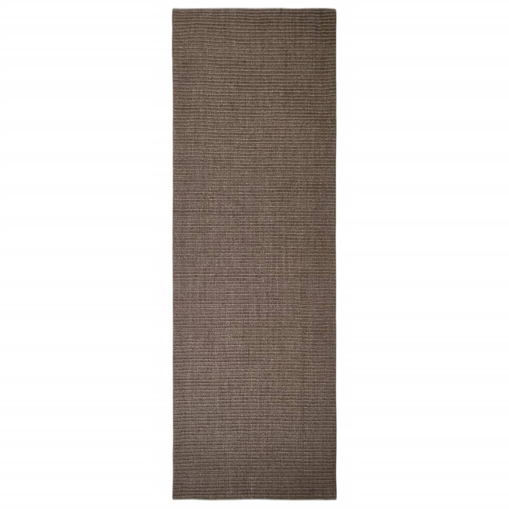 Tapis Sisal naturel 66x200 cm Marron - Xios Store SNC