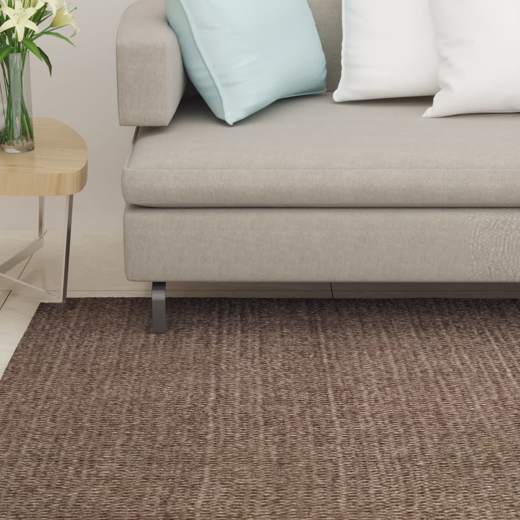 Tapis Sisal naturel 66x200 cm Marron - Xios Store SNC