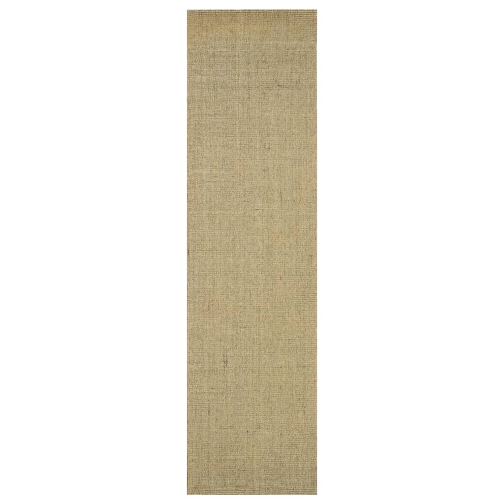 Tapis Sisal naturel 66x250 cm Vert - Xios Store SNC