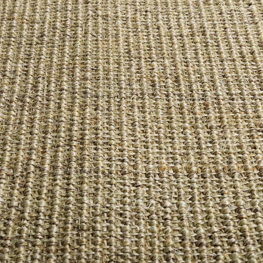 Tapis Sisal naturel 66x250 cm Vert - Xios Store SNC