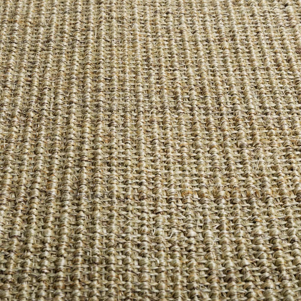 Tapis Sisal naturel 66x300 cm Vert - Xios Store SNC