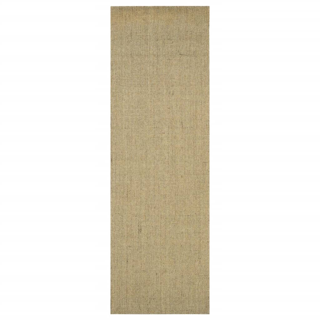 Tapis Sisal naturel 80x250 cm Vert - Xios Store SNC