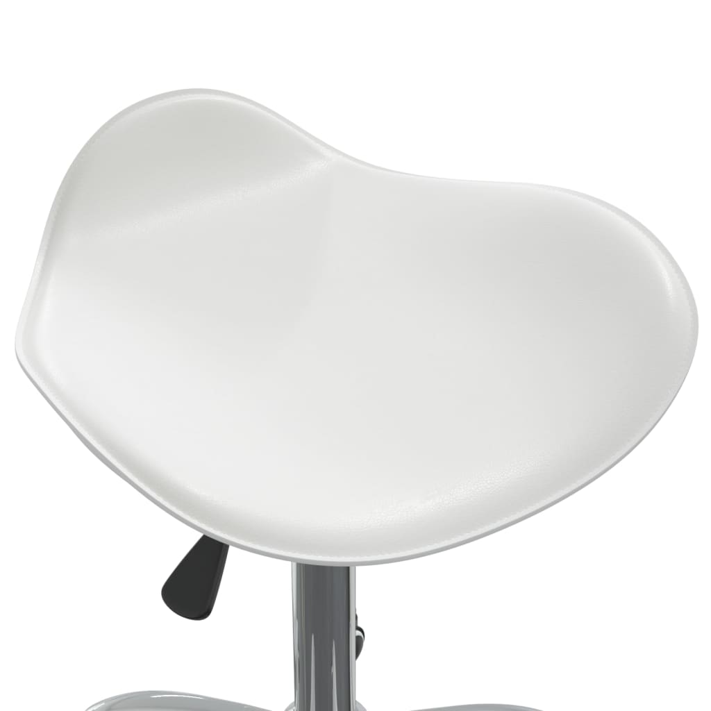 Chaise de bureau Blanc Similicuir Chaises de bureau vidaXL   