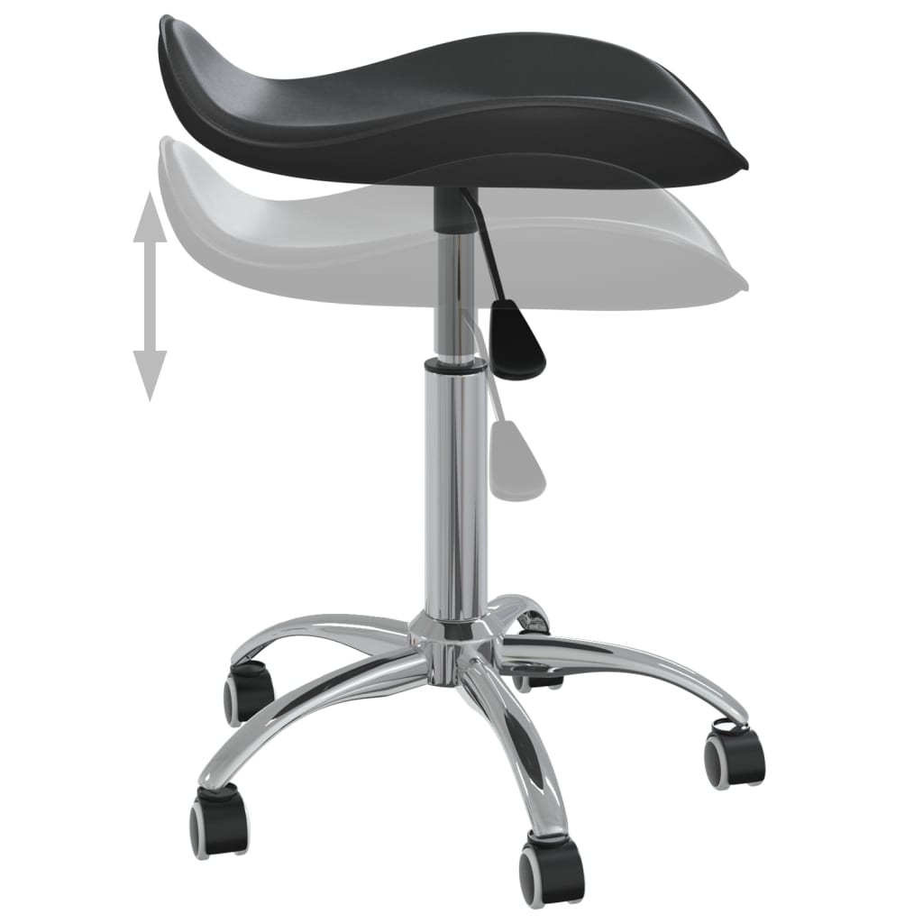 Chaise de bureau Noir Similicuir Chaises de bureau vidaXL   