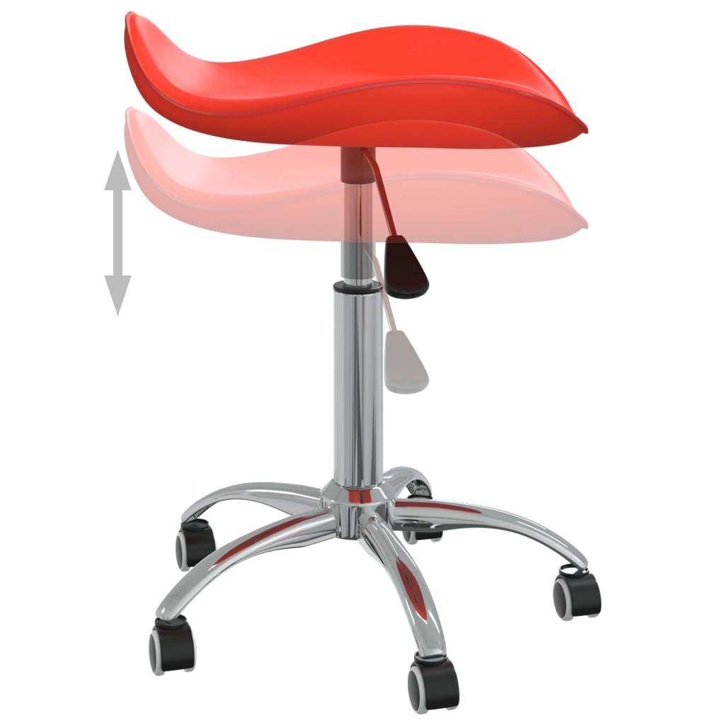 Chaise de bureau Rouge Similicuir Chaises de bureau vidaXL   