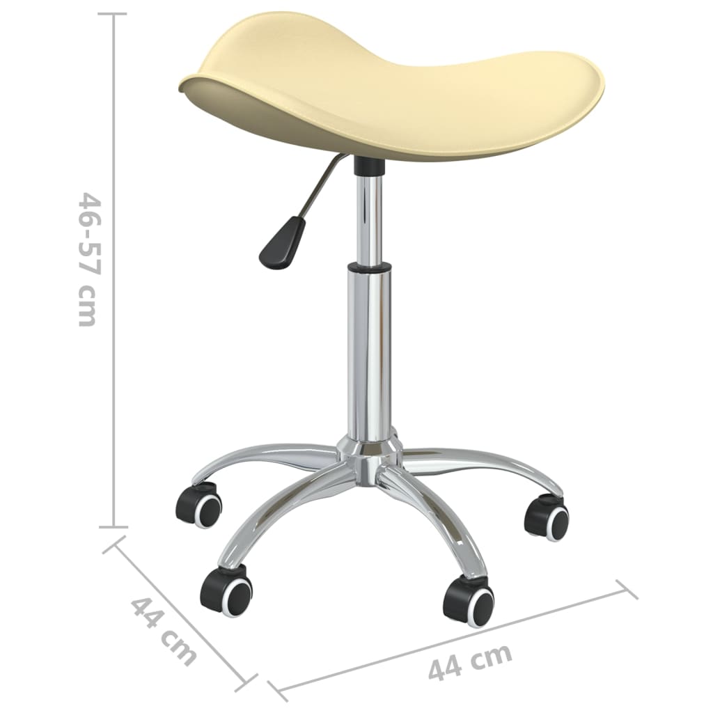 Chaise de bureau Crème Similicuir - Xios Store SNC