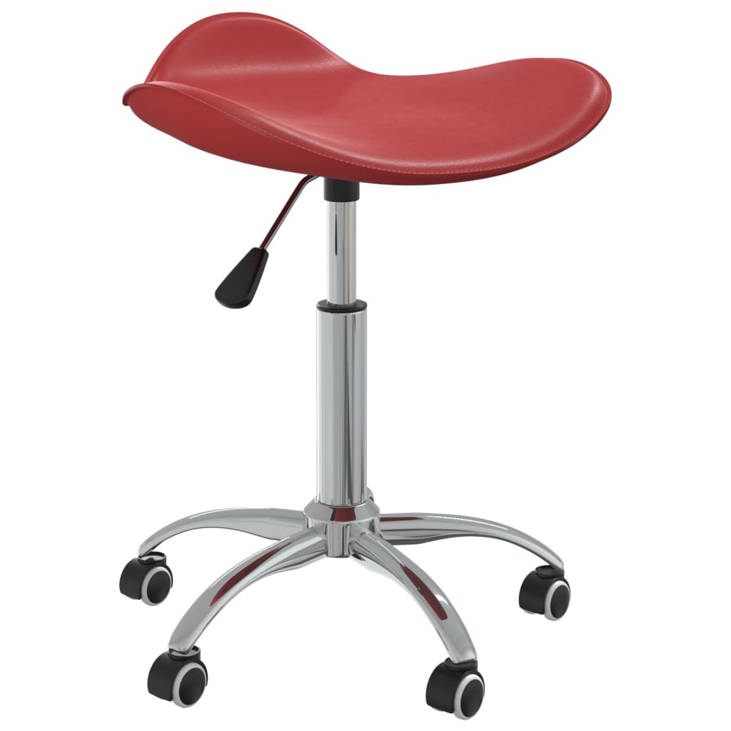 Chaise de bureau Rouge bordeaux Similicuir Chaises de bureau vidaXL   