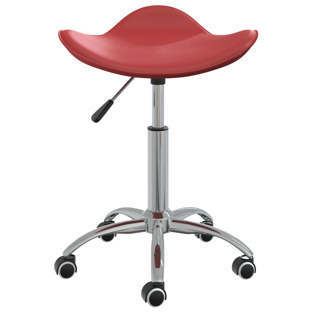 Chaise de bureau Rouge bordeaux Similicuir Chaises de bureau vidaXL   