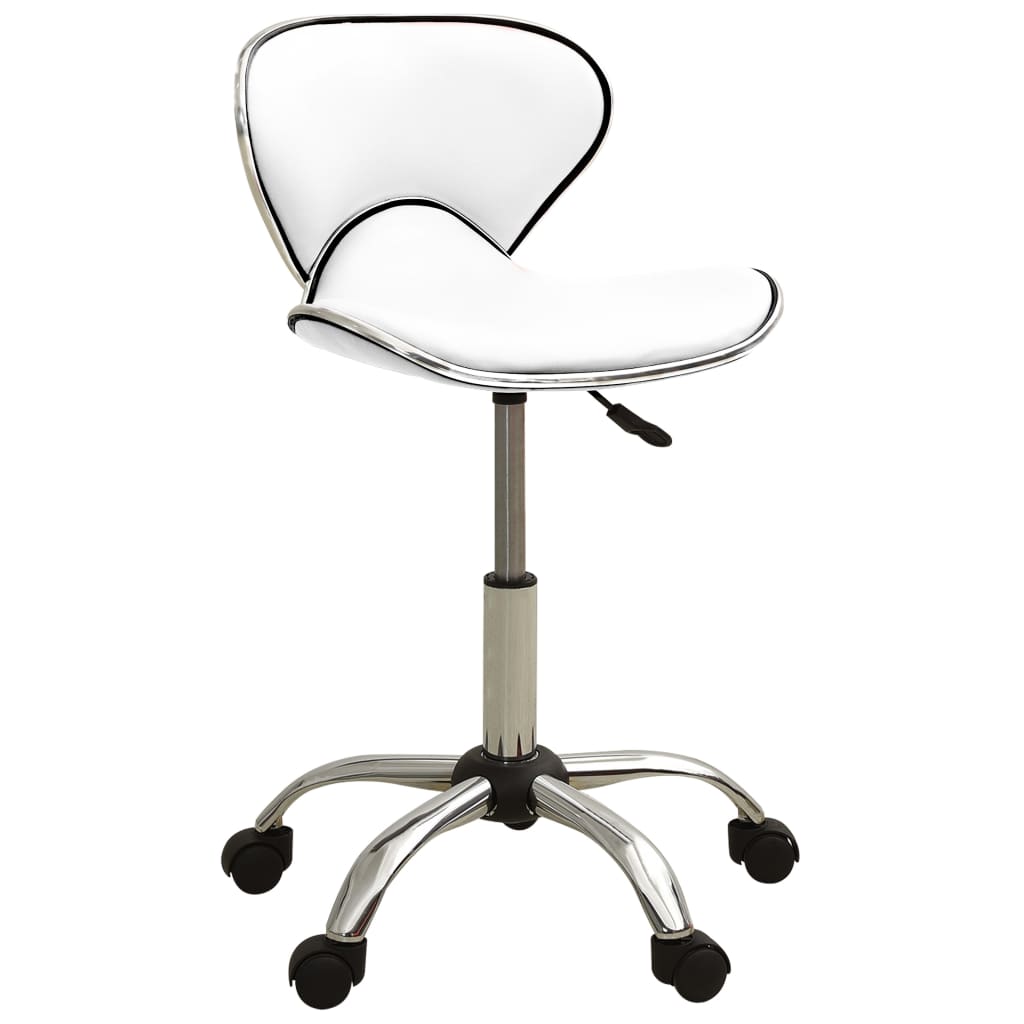 Chaise de bureau Blanc Similicuir Chaises de bureau vidaXL   