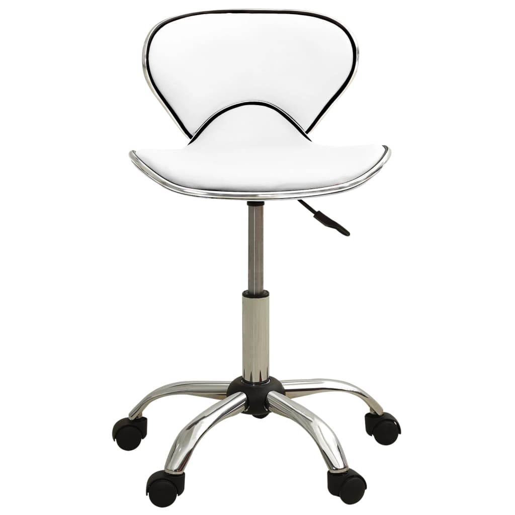 Chaise de bureau Blanc Similicuir Chaises de bureau vidaXL   