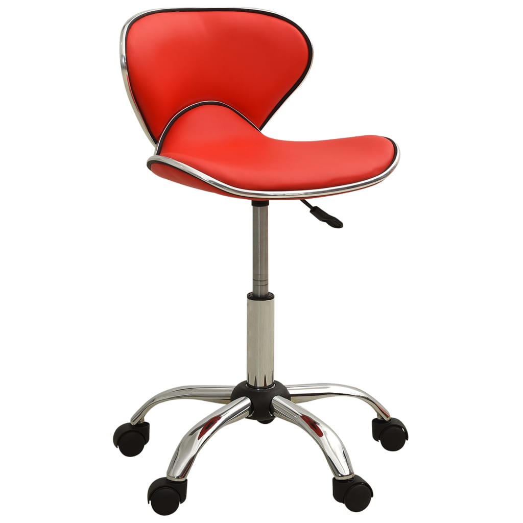 Chaise de bureau Rouge Similicuir Chaises de bureau vidaXL   