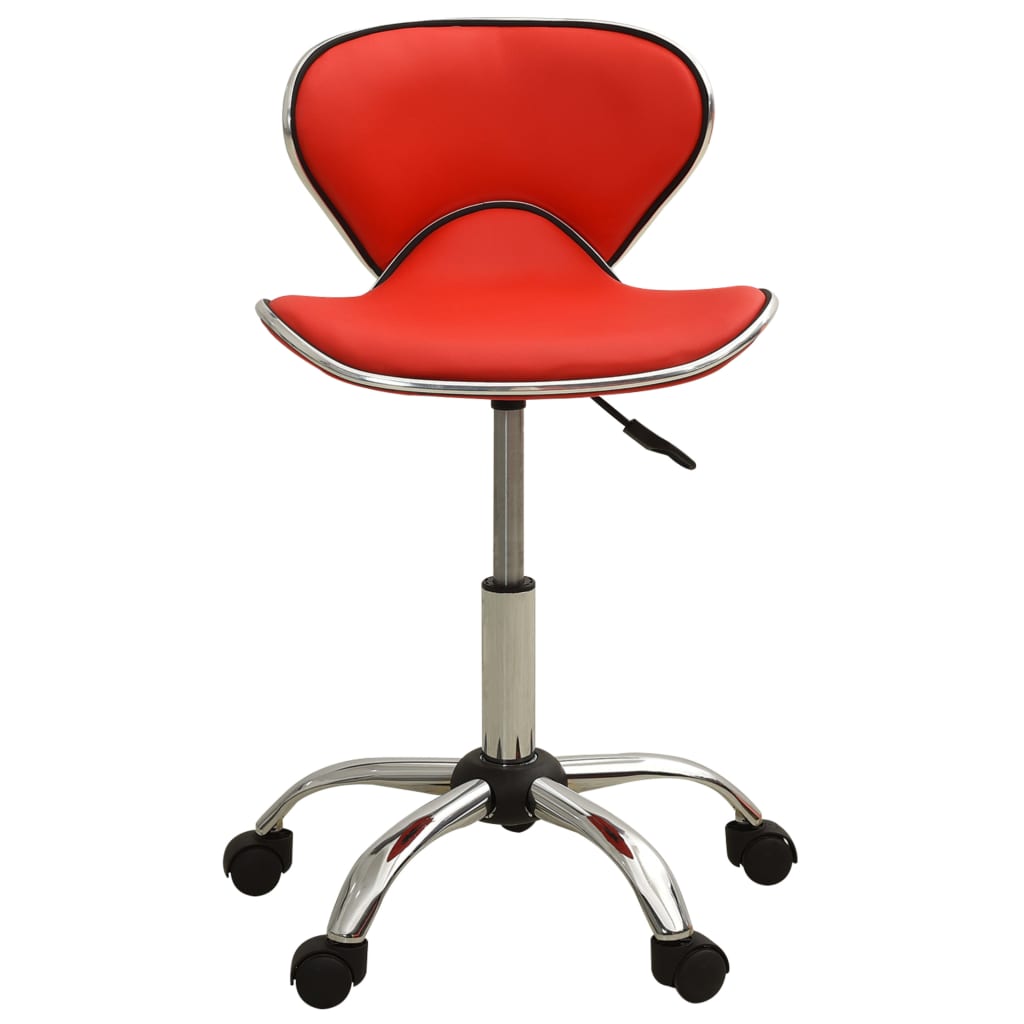 Chaise de bureau Rouge Similicuir Chaises de bureau vidaXL   