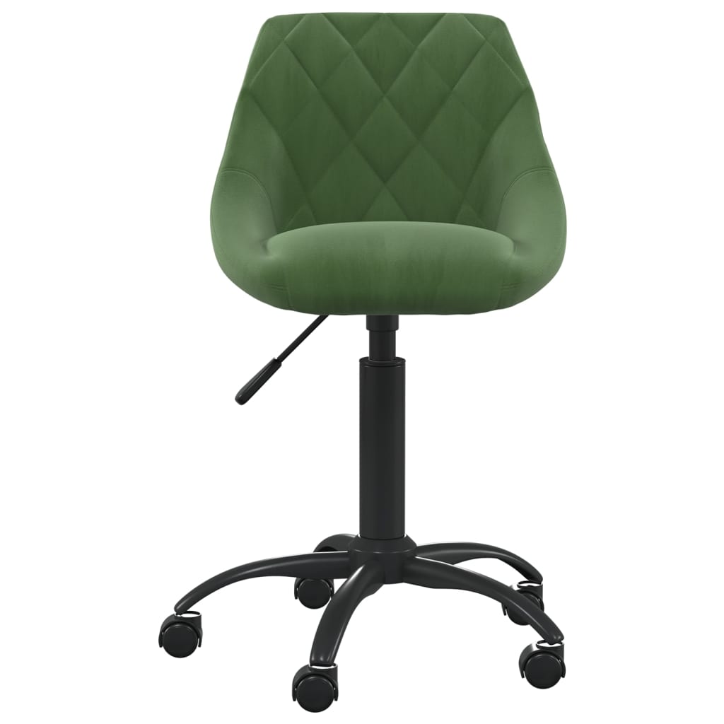 Chaise de bureau Vert foncé Velours - Xios Store SNC