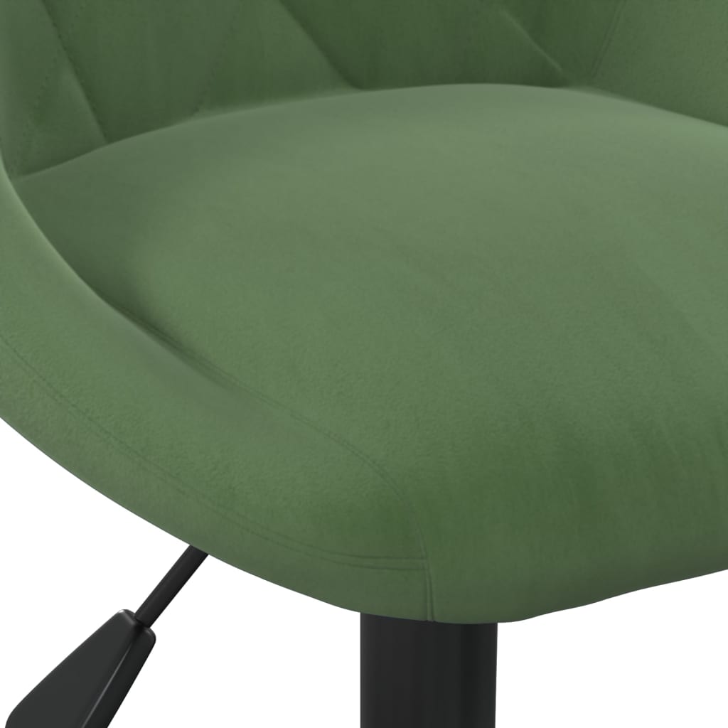 Chaise de bureau Vert foncé Velours - Xios Store SNC