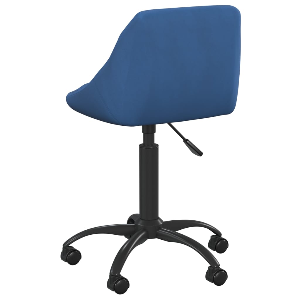 Chaise de bureau Bleu Velours Chaises de bureau vidaXL